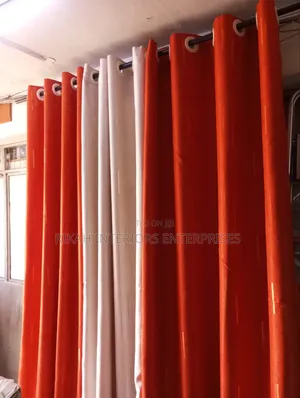 Shades of Orange Quality Curtains