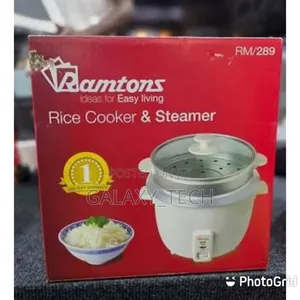 2-in-1 Ramtons Rice Cooker Steamer 2.8L RM290
