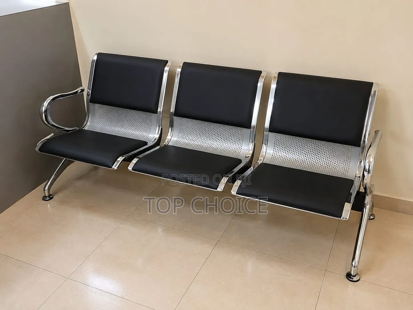 3 - Seater Waiting Bench - Padded