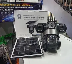 V380Pro Tripple Lens 4G Wireless Solar CCTV Camera