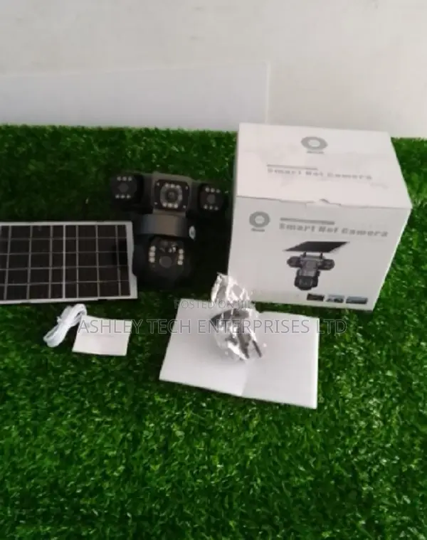 VTS-29 360° Triple Lens Solar CCTV Camera