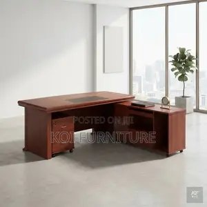 Office Desk; 1400mm Executive L Shape Supreme Desk