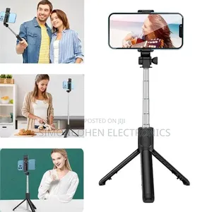 380mm Foldable Extending Rotating Magnetic Ring Phone Tripod Stand