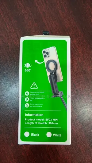 380mm Foldable Extending Rotating Magnetic Ring Phone Tripod Stand