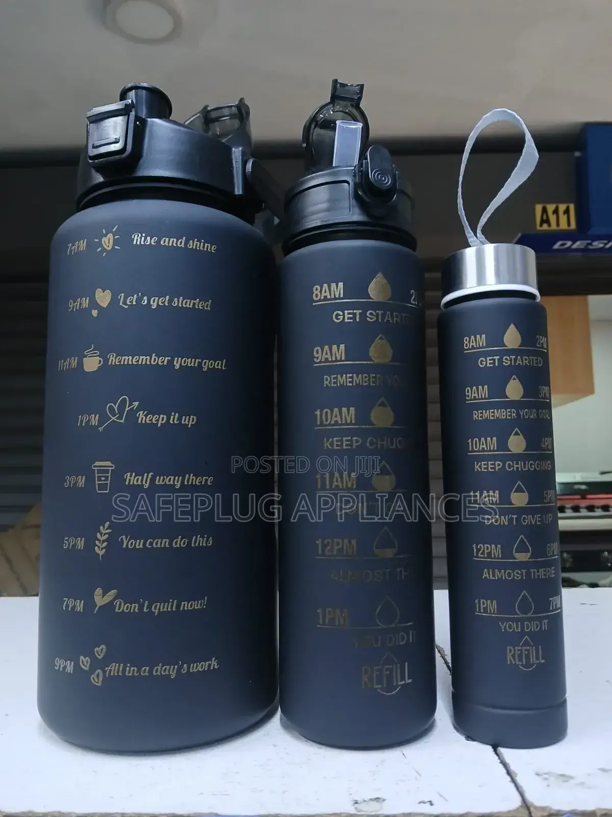 3 in 1 Water Bottles Available
