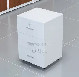 Office Cabinet : Wood Office Storage Cabinet With 3 Drawers
