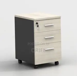 Office Cabinet : Wood Office Storage Cabinet With 3 Drawers