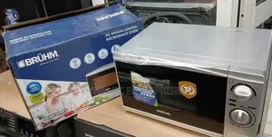Bruhm 20L Silver Microwave