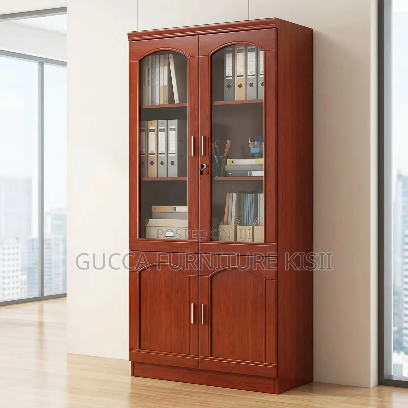 Office Cabinet; 2-Door Durable Executive Filing Cabinet