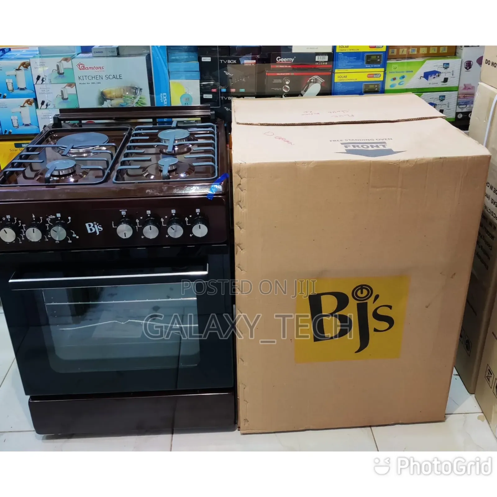 BJs Elite 60X60 3-Gas+1 Hot Plate With Turbo-Fan 3 Gas+1 Hot Plate