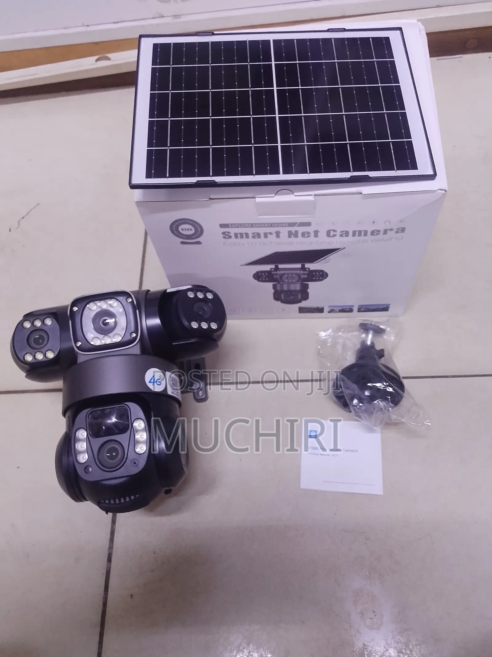 V380 Solar PTZ Outdoor Camera 4G