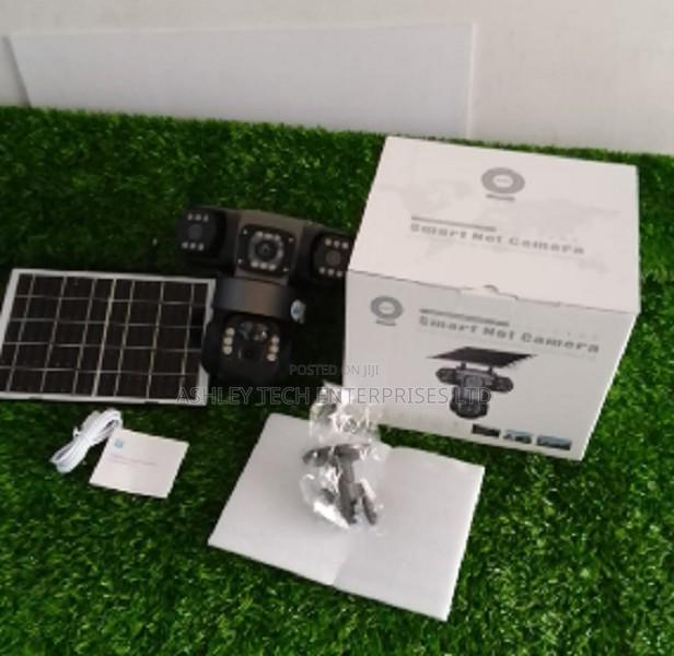 VTS-29 Smart Solar Camera – Triple Lens V380 Pro