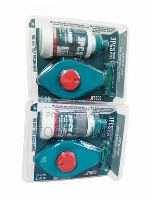 Chalk Line Box Set Jefop 30M Layout Marking Reel 3-Piece Kit JF5633
