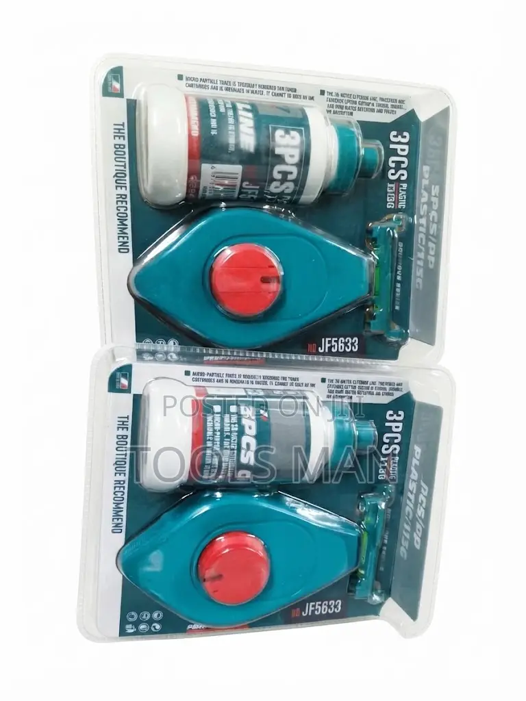 Chalk Line Box Set Jefop 30M Layout Marking Reel 3-Piece Kit JF5633