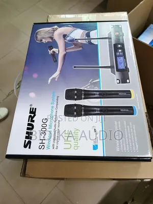 Shure SH-300G Wireless Microphone (Dual Handheld Mics)