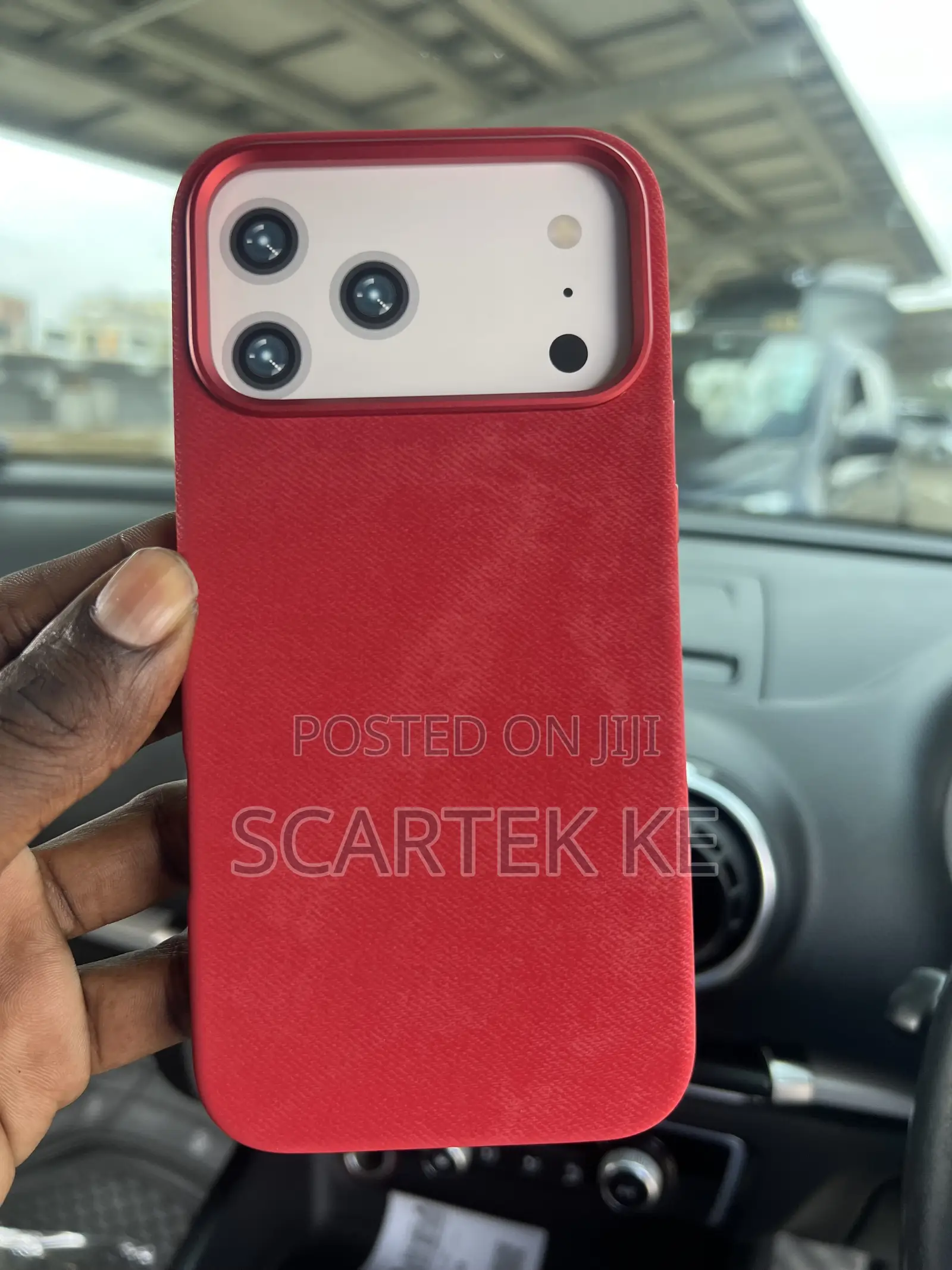 iPhone 17-Pro Max Cover Flannel Leather