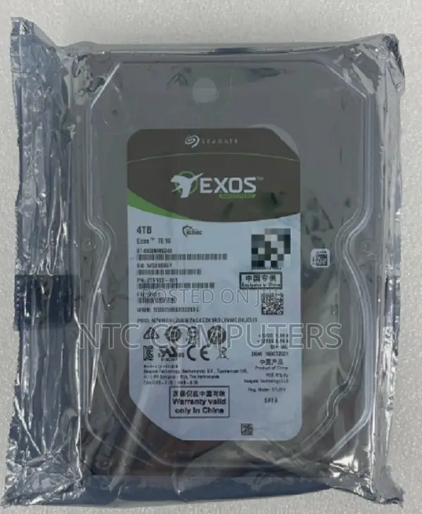 Seagate 4TB Exos 7E8 Enterprise SATA 3.5 Inch Hard Drive