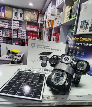 V380Pro Tripple Lens 4G PTZ Solar Surveillance Camera