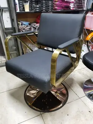 HAIRDRESSING Chair Back Gold