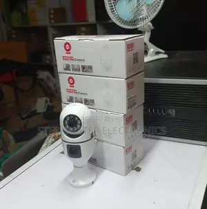 Intelligent Mobile Monitoring Dual Lens PTZ WiFi Bulb Camera