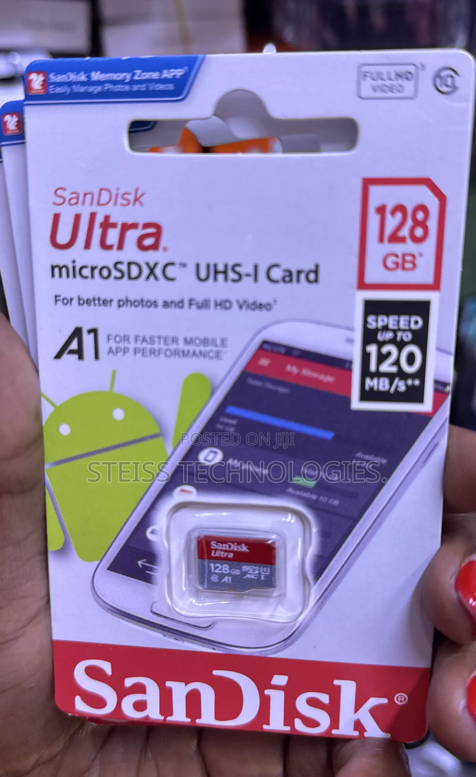 128GB Sandisk Memory Card