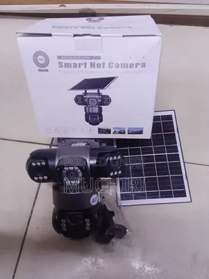 3 Lens 4G Solar PTZ CCTV Camera V380 Pro