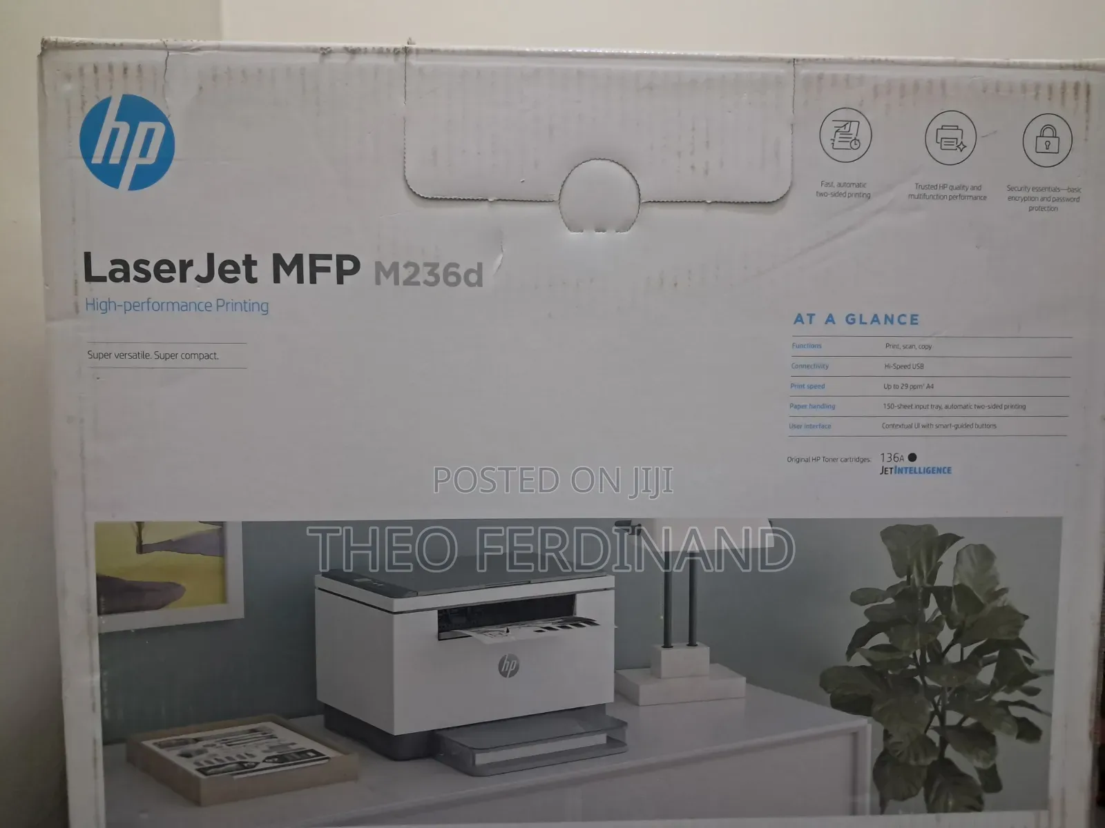 HP Laserjet MFP M236d Printer