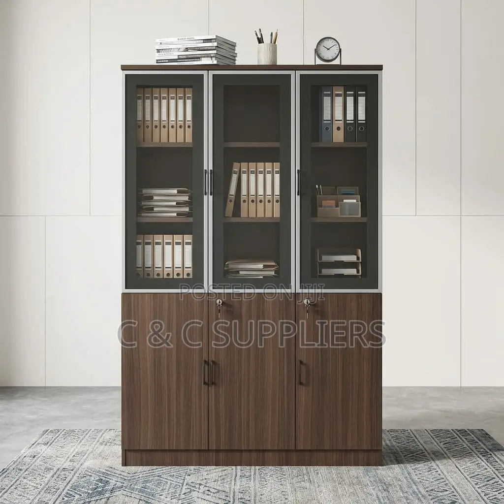 Executive 3-Doors Document Cabinet.