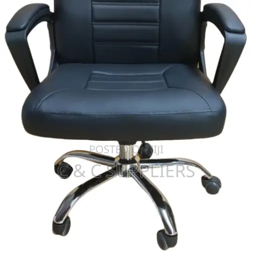 Leather Black Study Desk Chair