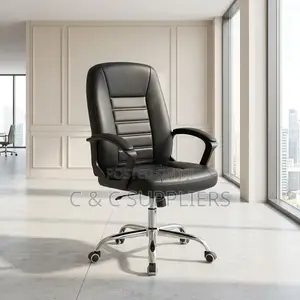 Leather Black Study Desk Chair