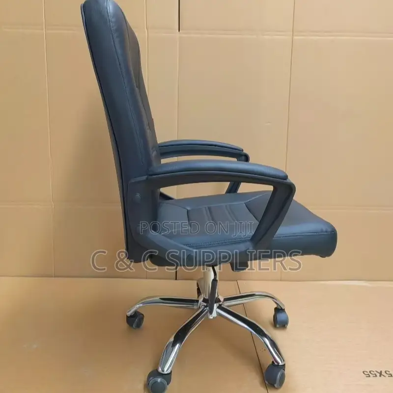 Leather Black Study Desk Chair