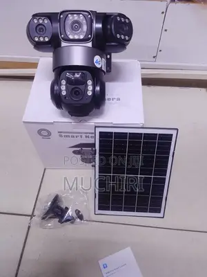 V380 Triple Lens 4G Surveillance Camera No WiFi Needed