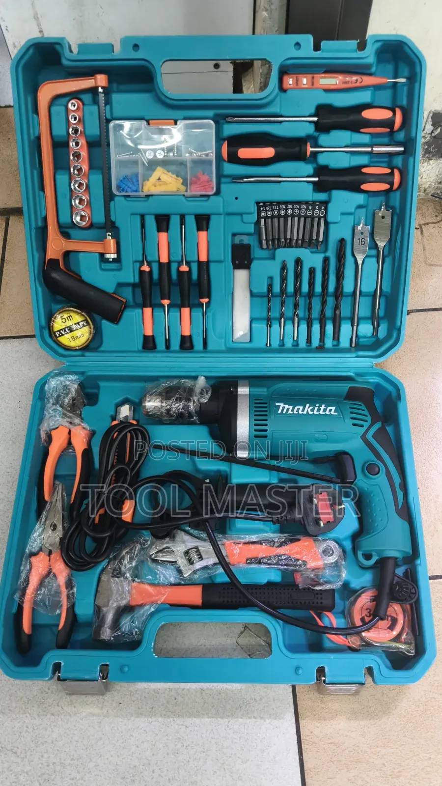 Makita Electric Impact Drill Set/1630 Makita Electric Drillset