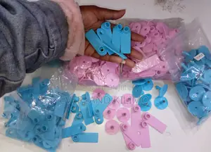 Plain/Blank Blue and Pink Slim Tags