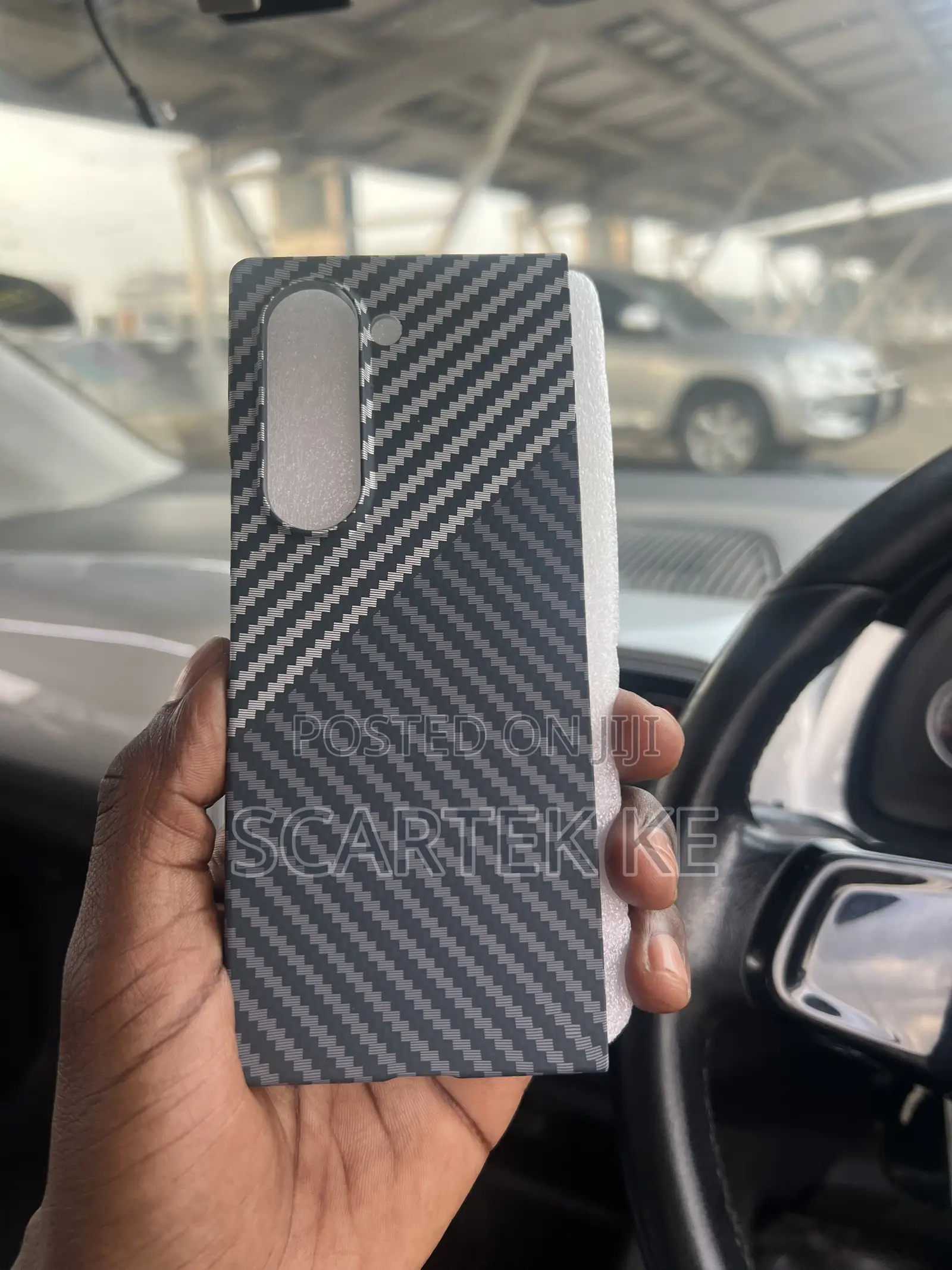 Luxury Carbon Fibre Tribal Samsung Z-Fold 6