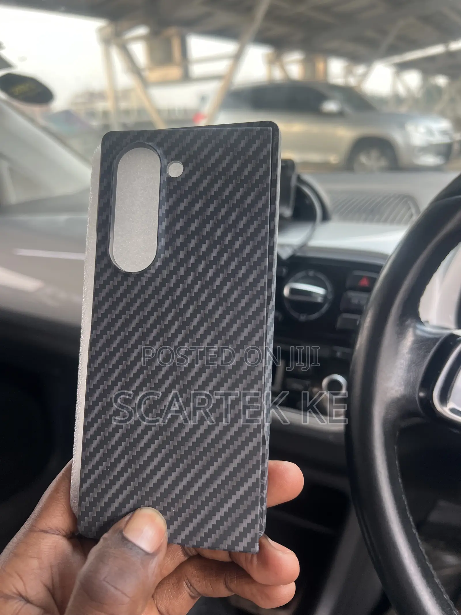 Luxury Carbon Fibre Tribal Samsung Z-Fold 6