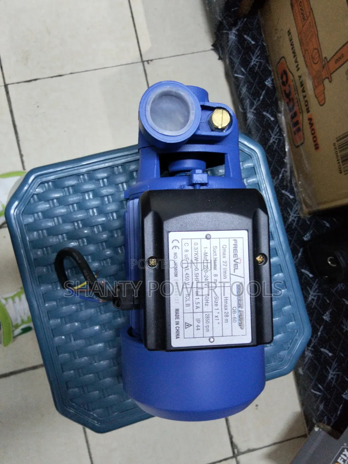 Water Pump 0.5hp Freevel