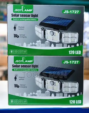 Solar Sensor Security Light JSOTLAMP JS-1727 Foldable LED Wall Lamp