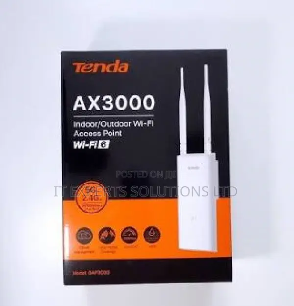 Tenda Oap3000 Ax3000 Indoor/Outdoor Wi-Fi Access Point