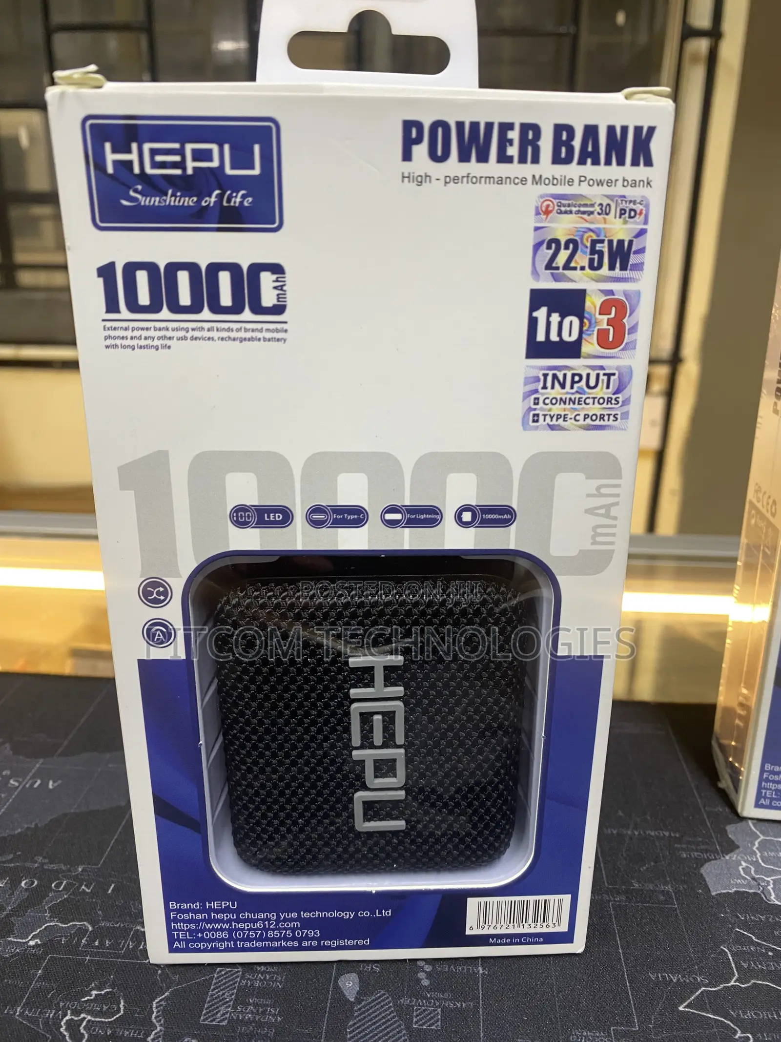 HEPU 10,000mAh Power Bank