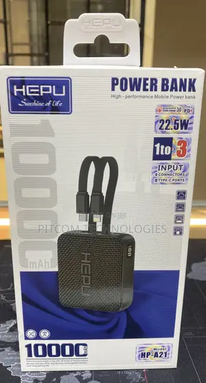 HEPU 10,000mAh Power Bank