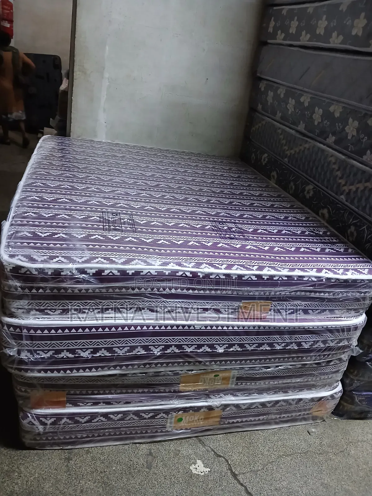 5×6×8" Moko Mattresses +2free Fiber Pillows