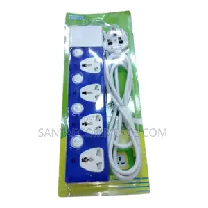 Universal Extension Power Strip 4 Socket With Individual Switches
