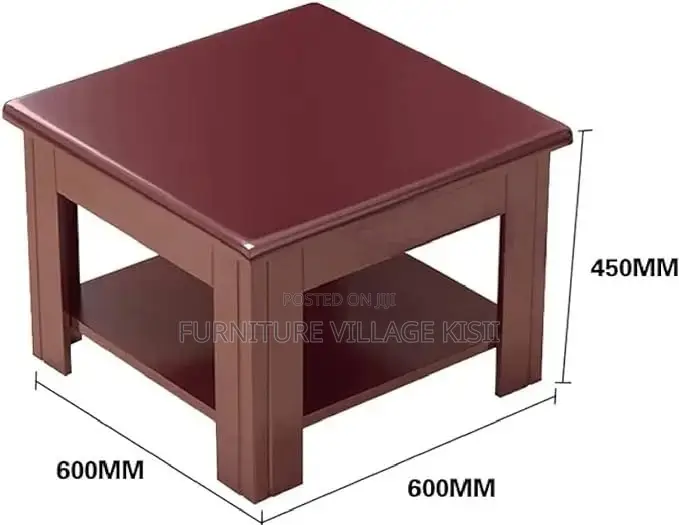 Office Furniture; Mahogany Coffee Table