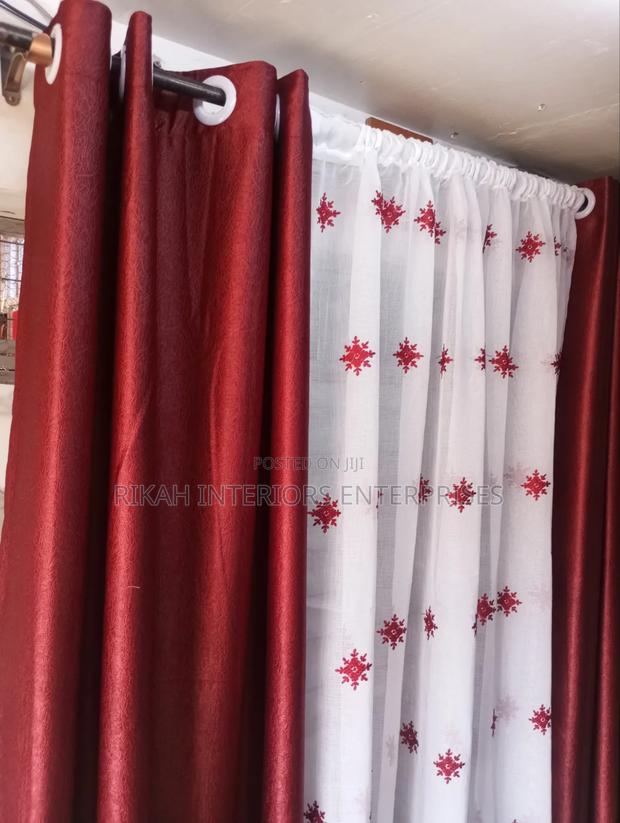Plain Curtains Soft Fabric Available - main view