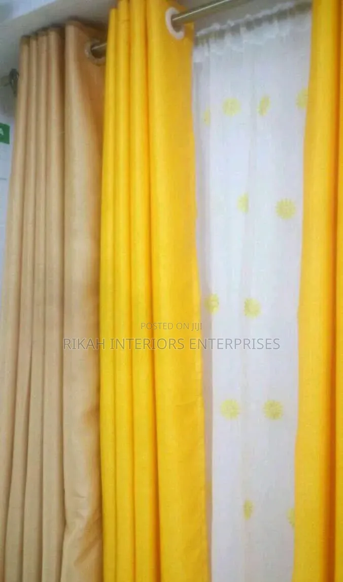 Plain Curtains Soft Fabric Available