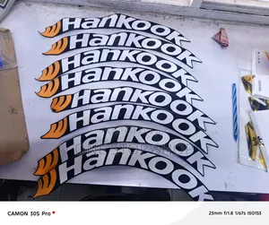 Falken or Hankook Tyre Stickers