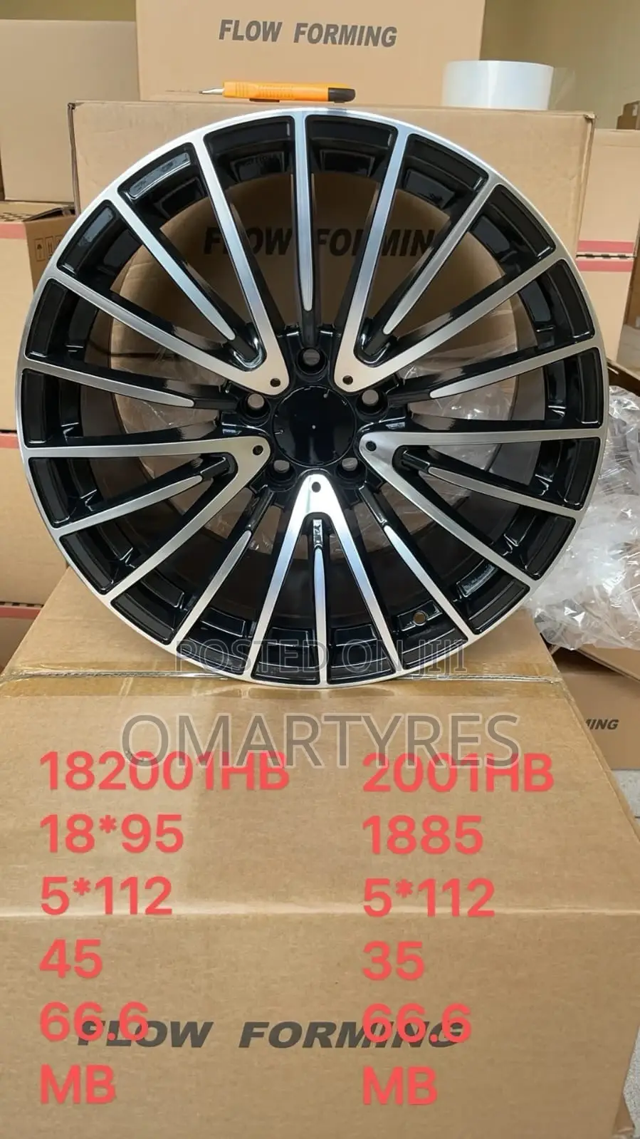 18" Flow Forming 5×112 Alloy Rims