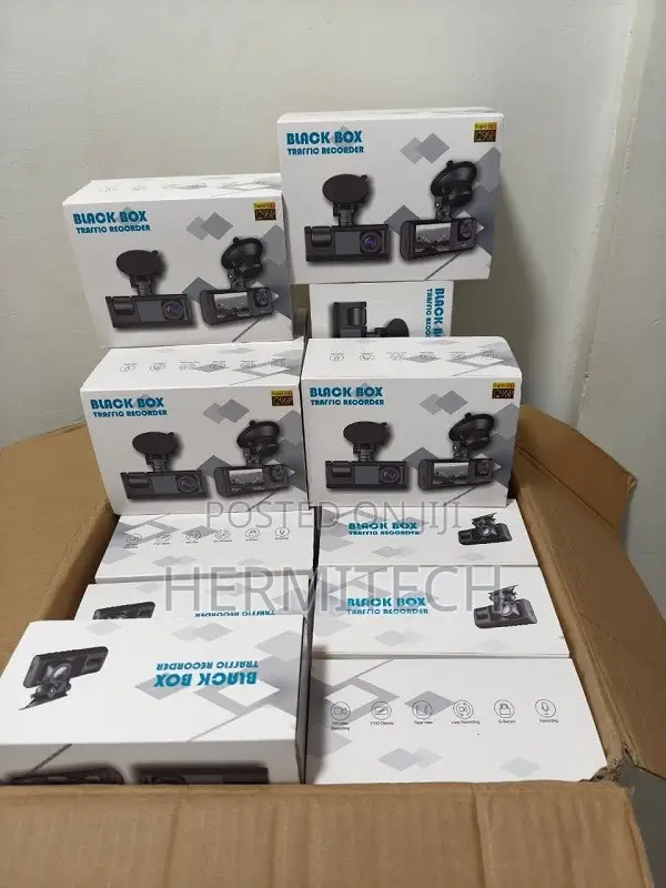 3 in 1 Dash Camera With Clear Front Rear Road Recording