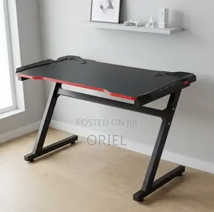 Office Desk : 140CM Gaming Desk With LED Lights